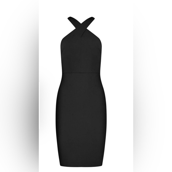 Likely Carolyn Elegant Little Black Dress Fancy Bodycon Feminine Size 0 - Picture 3 of 8